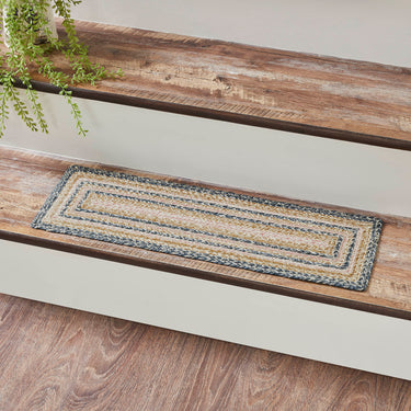 Kaila Jute Braided Stair Tread Rect. Latex 8.5
